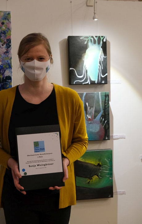 Preisverleihung des oberbayerischen Kunstförderpreises am 15.09.2020 im kleinen Theater Haar