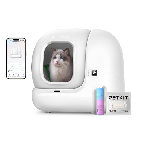 unsere selbstreinigenden Katzentoiletten: Petkit Pura Max 2 mit PURA Air und...