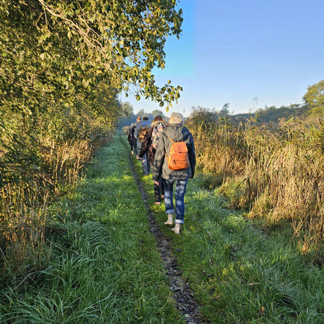 lopen op blote voeten in Almere barefootwandelen