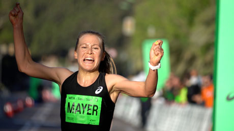 Julia Mayer Asics österreichischer Rekord Halbmarathon WM limit malaga Spanien 