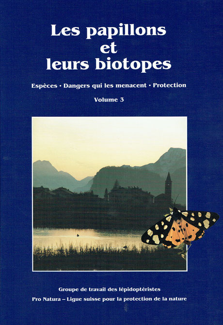 Les papillons et leurs biotopes : couverture du volume 3