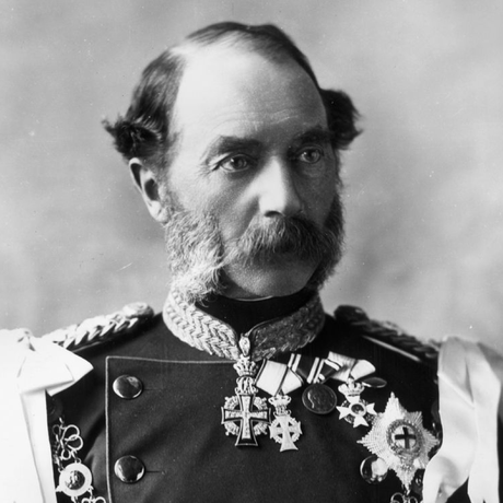 Christian d'Orléans (1818-1906), fils d'Eugène d'Orléans, devenu Roi Christian IX du Portugal par son mariage avec Marie Ière