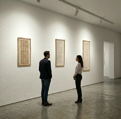 Ausstellung mit Konzeptkunst von Uta Nitschke