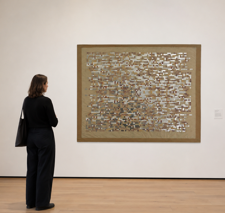 abstraktes Mosaik aus Papier