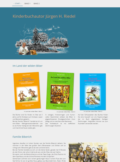 Kinderbuchautor Jürgen H. Riedel: https://wilde-biber.jimdoweb.com/
