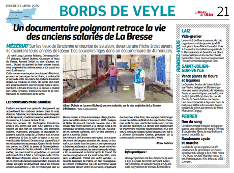 La Voix de l'Ain - vendredi 11 avril 2025