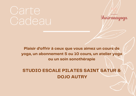 carte cadeau yoga & sonothérapie