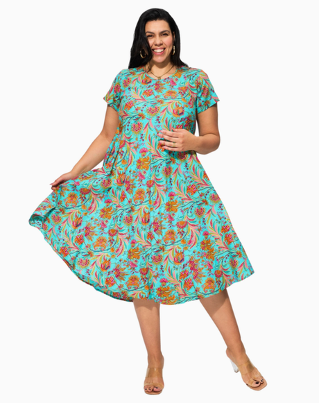 BOHO-Kleid in XL, € 69.00.