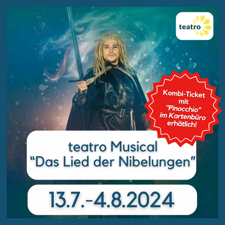 Das Lied der Nibelungen Das Fantasy Musical teatro Musical Stadtgalerie Mödling Juli August