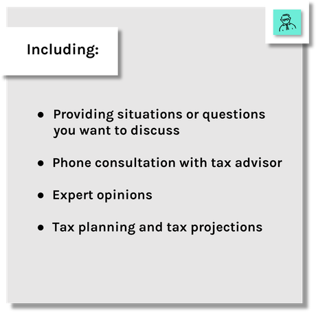 services included in tax consulting fee