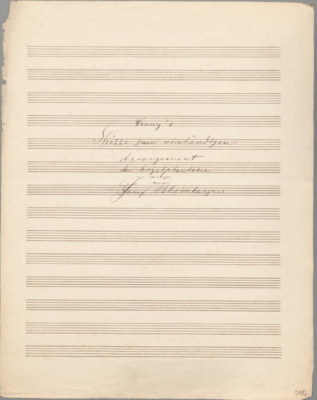 ファニーによるピアノ連弾版の下書き表紙 via 4739 a-2 p.103