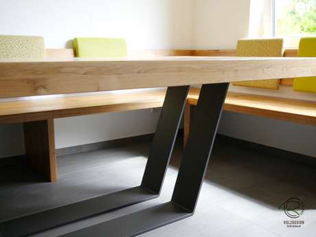 Eckbank Platzbedarf Esstisch Mit Bank - The Door Knockers