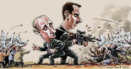 Putin og Assad side om side