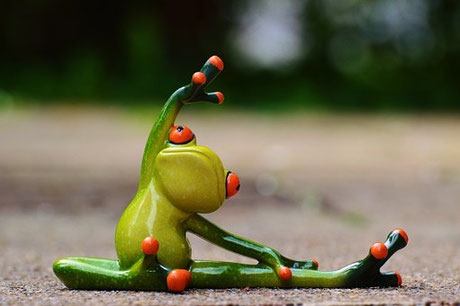 Yoga am Morgen