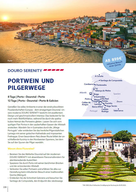 Douro Flussreisen entdecken ansehen  &  mit Jubiläumsvorteilen buchen...