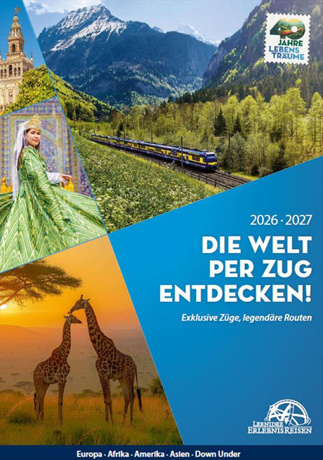 Die Welt per Zug entdecken...kommenSie mit und erleben exklusive Bahnfahrten...
