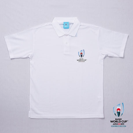ラグビーワールドカップ2019™ ロゴポロシャツ WHT - No Whistle ラグビーワールドカップ2019™ ロゴポロシャツ WHT - No Whistle