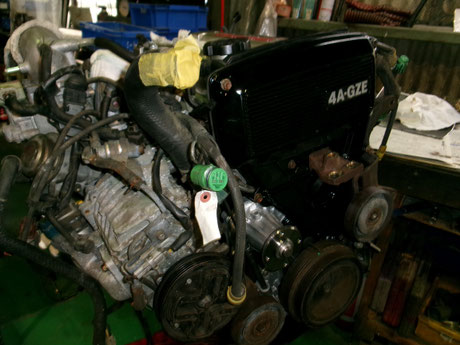 AW11 MR2 エンジン オーバーホール