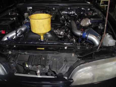 S14シルビア　LLC交換