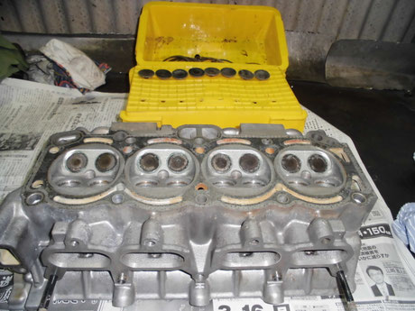 AE86 4AG シリンダヘッド