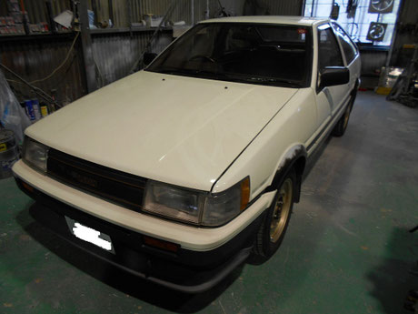 AE86 　３ドアレビン　レストア前