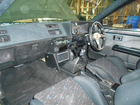 AE86 内装 塗装