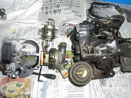 RX40 マークⅡ　キャブレター分解