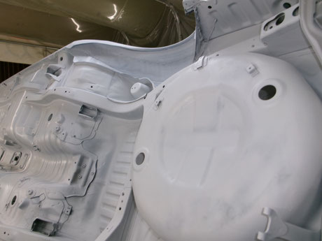 AE86 Trueno spare tire housing repair