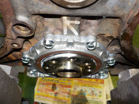 SW20 MR2 クランクシール交換