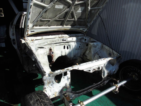 AE86 トレノ エンジンルーム洗浄