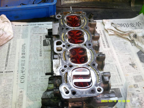 AE92トレノ バルブの閉まり点検