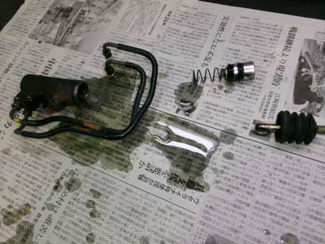 SW20 MR2 クラッチレリーズシリンダー オーバーホール
