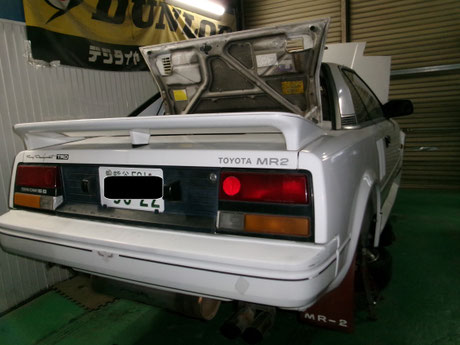 トヨタ MR2 AW11 クラッチレリーズシリンダ修理