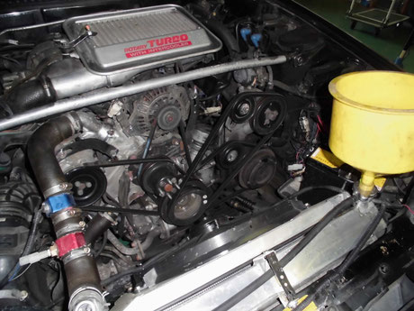 FC3S RX-7 ラジエターエア抜き