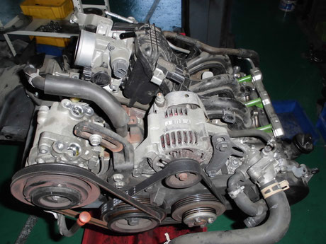 S320Vハイゼット　エンジン修理　メタル音