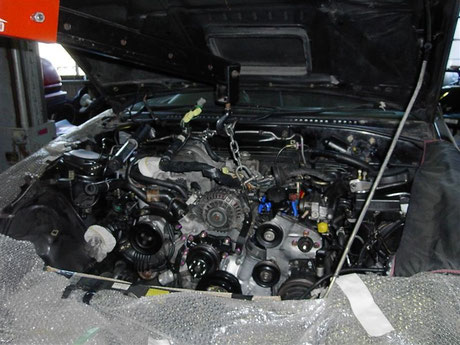 FC3S RX7 リビルトエンジン交換