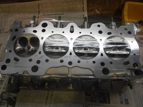 EF8 CR-X シリンダヘッド 研磨 面研