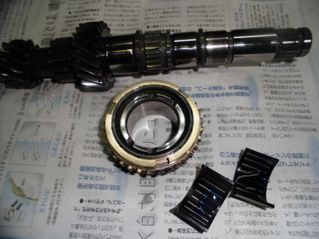 AW11 MR2 シンクロナイザーリング交換