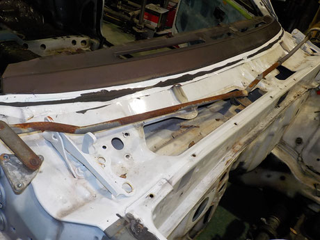 AE86 ワイパリンク 錆修理