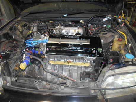 EF8 CR-X エンジンオーバーホール