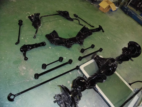 ＡＥ８６　トレノ　足回り塗装