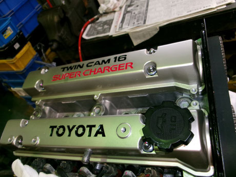 ４AGZ スーパーチャージャー エンジン