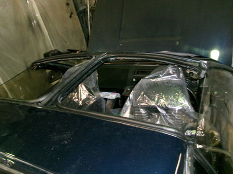 AW11 MR2 ウェザーストリップ取付