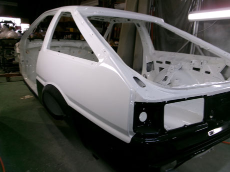 AE86 White Body Production