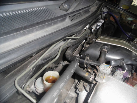 Ｓ１４シルビア　クラッチフルード交換
