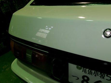 レビン リヤハッチ 塗装