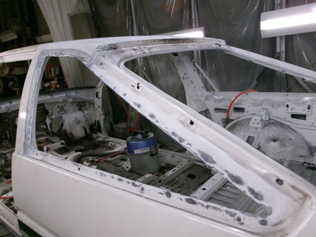 ＡＥ８６ トレノ クォーターガラス取付部
