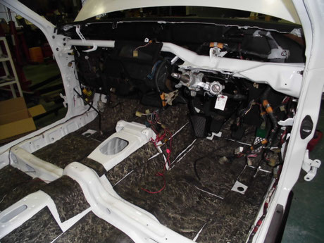 ＡＥ８６　ステアリングシャフト取り付け