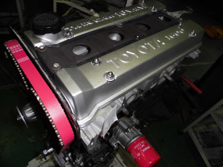AW11 MR2 カムカバー組付け