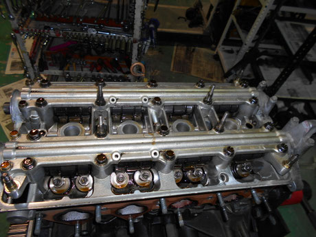EF8 CR-X カムシャフト取外し